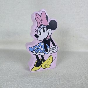 Disney Minnie Mouse Pink Die Cut MDF Block